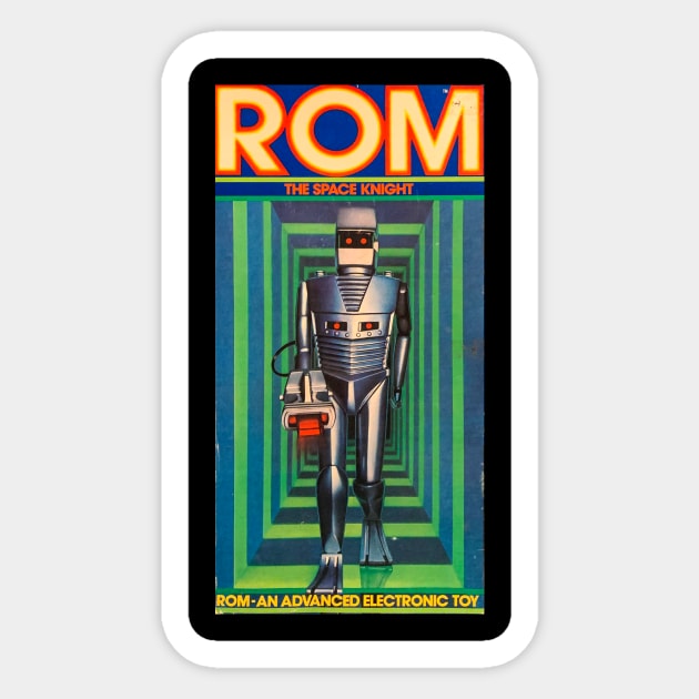 rom spaceknight toy box Sticker by UNDER THE QUARTER